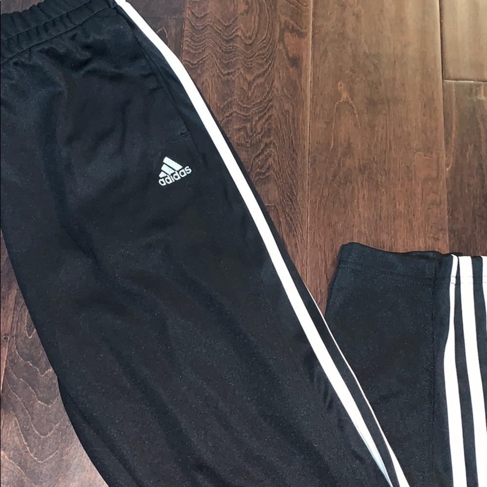 Adidas Black Flare Pants | Medium